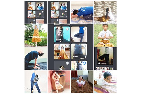 International yoga day virtual celebration.